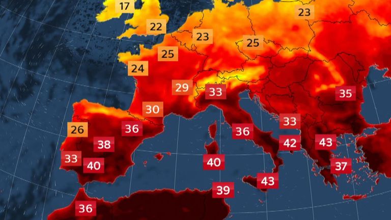 UK Faces Amber Heat Health Alert as Temperatures Soar, While Europe Battles Severe Weather
